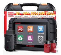 iCarsoft CR MAX BT OBD2 Máquina Diagnosis Coche Multimarca, Bidireccional Escáner de Todo el Sistema, 49 Funciones Reinicio, Codificación de ECU, CANFD, Vin Automático, 2 Adaptadores Incluidos