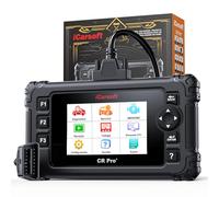 iCarsoft CR Pro+ OBD2 Máquina Diagnosis Coche Multimarca Español, Escáner de Todo el Sistema, 48 Funciones Reinicio, Bidireccional Detector Fallos Coche, Prueba de Batería, Vin Automático