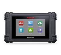 iCarsoft Herramienta de Diagnosis Completo del Sistema de Motocicleta para 21 Marcas MT Pro Mini Lector de códigos con Prueba de actuación, AutoVIN, Prueba de batería, Actualización por Vida