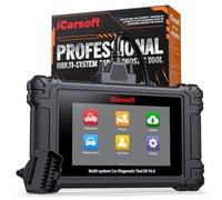iCarsoft Herramienta de diagnóstico bidireccional DE V4.0 para la mayoría de grupos automotrices alemanes, escáner de sistema completo de coche, hasta 48 servicios de reinicio, codificación ECU