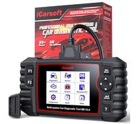 iCarsoft MB V3.0 OBD2 Máquina Diagnosis Coche para Ben.z/Sprinter/Smart, Bidireccional Escáner de Todo el Sistema, 35 Funciones Reinicio, Prueba de Batería, Vin Automático, Actualizaciones de Por Vida