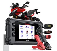 iCarsoft MT V6 Diagnosticador para Ducati Motocicletas, Diagnóstico De Sistema Completo, 153 Servicios De Mantenimiento, 112 Pruebas Bidireccionales, Lectura Y Borrado De Códigos, Prueba De Batería