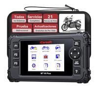 iCarsoft MT V6 Plus Máquina de Diagnosis para Motocicleta, Diagnosis Motocicleta Multimarca, Todos los Sistemas, Servicios Completos, Pruebas Activas, Escaneo automático, Diagnóstico OBD Auto y Moto