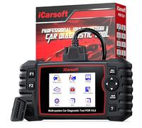 iCarsoft por V3.0 OBD2 Máquina Diagnosis Coche para Porsche/Cayenne/Macan, Bidireccional Escáner de Todo el Sistema, 27 Funciones Reinicio, Prueba de Batería, Auto Vin, Actualizaciones de por Vida