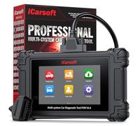 iCarsoft por V4.0 Herramienta de Diagnóstico para Porsche +2 Marcas de Vehículos Extra, Escáner OBD2 con Prueba Bidireccional/26 Servicios (177 Subservicios) +66 Servicios Extra, Registro de Batería