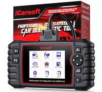 iCarsoft VAWS V3.0 OBD2 Máquina Diagnosis Coche para V.W/AU.DI/Skoda/Seat, Bidireccional Escáner de Todo el Sistema, 42 Funciones Reinicio, Prueba de Batería, Auto Vin, Actualizaciones de por Vida