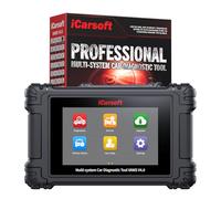 iCarsoft VAWS V4.0 Máquina Diagnosis Coche para VW/Audi/Skoda/Seat + 2 Marcas Opcionales, Escáner OBD2 Bidireccional de Todo el Sistema, 42 Funciones Reinicio para V.A.G, Auto Vin, Actualización WiFi