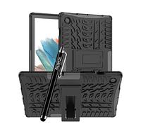 iCatchy Funda para Samsung Galaxy Tab A8 10.5 2021, SM-X205 / SM-X200 resistente resistente y resistente a golpes de doble capa híbrida compatible con Samsung Galaxy Tab A8 10.5 pulgadas 2021 (negro)