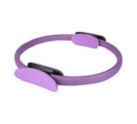 ICDKOYK Accesorios de Entrenamiento para Pilates, Ligeros y Antideslizantes, duraderos, para Mujer, Fitness, Circulo de Yoga cinético, fácil de Limpiar, TPE, púrpura, 37.5 * 3.5 cm