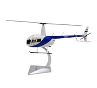 ICDKOYK Avión de Combate Robinson R44, Modelo de aleación fundida a presión, Escala 1:32, Elegante decoración para Sala Estar, Bar, cafetería, para Caza Metal, helicóptero Robinson R44, Escala 1:32.