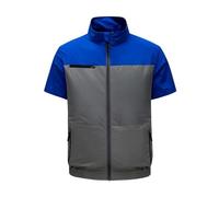 ICDKOYK Chaleco térmico con aire acondicionado para actividades de verano. Resistente al desgaste y a las arrugas. Tres velocidades de flujo de aire, gris, l
