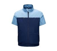 ICDKOYK Chaleco térmico con aire acondicionado para actividades de verano. Resistente al desgaste y a las arrugas. Tres velocidades de flujo de aire, azul, METRO