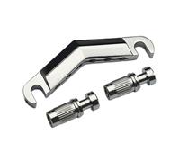 ICDKOYK Cordal de puente de guitarra metal. Pieza instrumento diseñada para amantes la guitarra eléctrica que buscan mayor durabilidad y rendimiento. Accesorios para puente Fácil