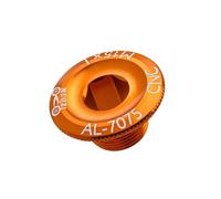 ICDKOYK Cubierta de manivela de Bicicleta, Brazo aleación Aluminio, Perno bielas para Bicicletas Carretera BMX, Color Morado, Naranja, 2.8 x 1.42 x 1. cm