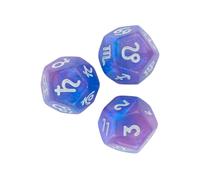 ICDKOYK Dados de astrología: Dados de Signos constelación con números claros y fáciles Leer para una Experiencia Juego Divertida y una celebración. Signo constelación para Juego