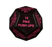 ICDKOYK Dados de desafío de Fitness para Clases grupales, Dados Ejercicio para Principiantes, Gimnasio, Hombres y Mujeres, Color para Blanco, Rojo