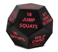 ICDKOYK Dados de Espuma de PU duraderos para emocionantes desafíos de Entrenamiento. Dile adiós al Ejercicio Aburrido. Dados Digitales Redondeados de 12 Caras para Viajes, Rojo