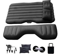 ICDKOYK Descubre el colchón inflable para coche ideal para viajes por carretera y acampadas. Fácil de instalar y con una comodidad increíble siempre que lo necesites. Colchón, negro