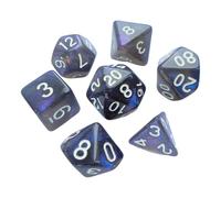 ICDKOYK El Juego de Dados poliédricos Presenta números fáciles de Leer. Incluye D20, D12, D10, D8, D6 y D4. Enseñanza matemáticas Recibirá 7 Juegos Dados poliédricos. Contiene D20,