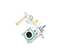 ICDKOYK El Juego de lavandería de para Madera Play House Kids Ofrece una Experiencia interactiva Que fomenta Las Habilidades sociales y la motricidad Fina. Mini Juego Juguetes Limpieza. Roles.