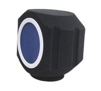 ICDKOYK Esponja de protección contra el viento para micrófono, filtro acústico, bola de aislamiento para micrófono estudio, reduce los reflejos y crea una captura sonido pura, bola aislamiento, Azul
