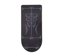 ICDKOYK Esterilla de rodillo abdominal silenciosa y antideslizante para pilates, esterilla antideslizante para abdominales y rodillas, esterilla deportiva de EVA.