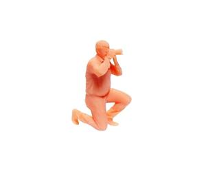 ICDKOYK Figuras de Personas únicas, Modelo de Tren a Escala 1/64, sin Pintar, Que Dan Vida a escenas de dioramas en Miniatura, Modelo de sin Pintar Escala