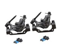 ICDKOYK Freno de disco de bicicleta, freno tracción línea para bicicleta piñón fijo, montaña, ciclismo delantero y trasero, negro