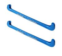 ICDKOYK Funda Protectora Ajustable para Patines de Hielo, para Caminar con Comodidad y Durabilidad de Goma, Ideal para Patines Hielo, Accesorios para Deportes Invierno, Azul, 380MM 410MM