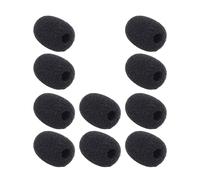 ICDKOYK Fundas profesionales para micrófonos de solapa. Funda para micrófono de solapa. Filtro espuma antiviento para micrófono. Mejora el sonido. Incluye 10 piezas repuesto universales para funda