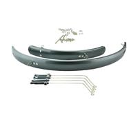 ICDKOYK Guardabarros Delantero y Trasero para Bicicleta Plegable, Guardabarros para Ciclismo al Aire Libre, Freno de Disco