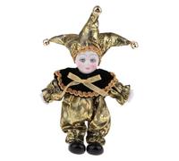 ICDKOYK Impresionante muñeco de Payaso de Porcelana, arlequín, Regalo San Valentín, Adorno para el hogar, ángel del Destino o ángel la Guarda. Símbolo Amor, diseñado por Artistas
