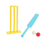 ICDKOYK Juego de Bates y Pelotas de críquet para niños, Juguete Deportivo para Exteriores Que fomenta la interacción Entre Padres e Hijos y Actividades Divertidas en el Patio. Juego Bates y Pelotas