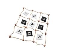 ICDKOYK Juego Educativo al Aire Libre XO Ajedrez Juegos interactivos Juguetes para niños Familia Rebosante de diversión Pensamiento estratégico Inspirador Juego de Rompecabezas Inteligente para niños