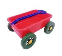 ICDKOYK Juguete de vagón de Juguete para Actividades Playa, Coche para Tirar, para Patio Interior Junto al mar, Color Rojo , Rojo