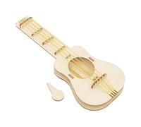ICDKOYK Juguetes de para Madera para Rompecabezas, Guitarra de para Madera, bajo, Proyecto Musical práctico Que estimula Las Mentes jóvenes. Kits Guitarra DIY. Este Producto es un Instrumento
