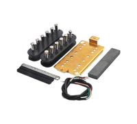 ICDKOYK Kits de bricolaje para pastillas de guitarra, fáciles instalar, piezas instrumentos musicales, piezas guitarra, mástil 50 mm, Puente, 52mm