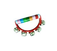 ICDKOYK Mini Tambor de percusión Manual Divertido, Instrumento Musical Suave para niños, Juego Educativo, pandereta de para Madera, ejercita Las Habilidades Las Manos y el Cerebro los niños.