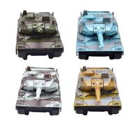 ICDKOYK Mini Tanque de Batalla, Juguete de Tanque, vehículo Educativo Retroceso con torreta giratoria para niños 3 a 7 años, Motor inercial Que Permite avanzar por inercia, Juguetes educativos,