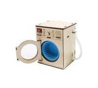 ICDKOYK Modelo de Lavadora eléctrica, Juguete Educativo Divertido Que fomenta la colaboración y la comunicación en los niños. Kits de Modelos Lavadora DIY. Juguetes construcción. Experimento