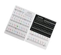 ICDKOYK Pegatinas para teclado de piano de 88, 61, 54 y 49 teclas, fáciles leer, transparentes y extraíbles, regalos para niños que aprenden a tocar el piano. Etiquetas para notas del teclado.
