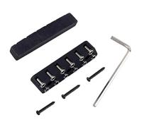 ICDKOYK Puente de guitarra sin pala y cejuela de hueso camello ranurada para piezas guitarra 6 cuerdas