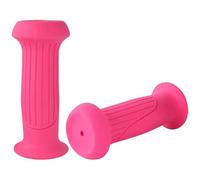 ICDKOYK Puños de repuesto para manillar de bicicleta Cruiser, antideslizantes, con almohadilla para la palma para un agarre seguro y cómodo, resistentes a los golpes, para niños, Rosa, 9.7 cm