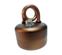 ICDKOYK Quemador portátil para cocinar, quemar té, barbacoa, ligero, portátil, de metal, quemador de, eficiente y práctico, horno campamento para exteriores, Marrón, 4.2 x 7.3 x 5.4 cm