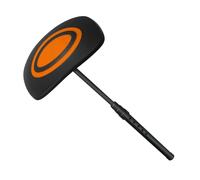 ICDKOYK Soporte telescópico para Palos de Golf, Accesorio Ligero para Bolsa de Golf, Ideal para Transportar Palos en Viajes, Barra de Soporte Ajustable para, Negro Naranja, 20x13.5 cm