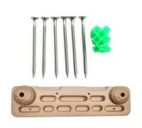 ICDKOYK Tabla de Escalada en Roca para Adultos y niños, Equipo de Entrenamiento Escalada para Madera para Montar en la Pared, Ideal para Interiores y Exteriores, fortalecedor Dedos para dominadas.