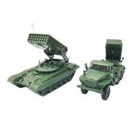 ICDKOYK Tanque de Juguete para armar, Rompecabezas, simulación de vehículo, Tanque Juguete, Modelo sin ensamblar, Regalo para niños y niñas, colección vehículos Blindados reconocimiento.