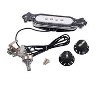 ICDKOYK Transductor de placa Accesorios para guitarra Piezas Acústicas Eléctricas Transductor Volumen Tono Amplificar Excepcional Sensibilidad de la placa sonido Clip Orificio sonido Volumen Tono