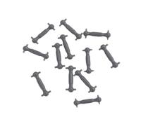 ICDKOYK Varillas de accionamiento de Motor a Escala 1:87 HO, Accesorios de Tren de construcción para ferrocarriles, 9,5mm, 12 Uds.