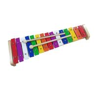 ICDKOYK Xilófono de 15 notas, juguete musical educativo para niños. Ofrece una experiencia de aprendizaje atractiva y un punto partida para profesionales la música. Xilófono metal 15 notas.